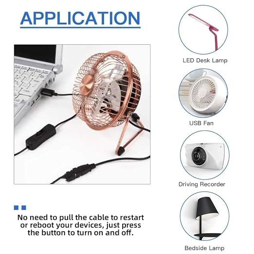 ChenYang USB Power Switch Extension Cable USB Male to Female - Image 4