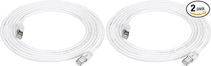 Amazon Basics RJ45 Cat 7 Ethernet Patch Cable, 10Gbps High-Speed, by AmazonBasics