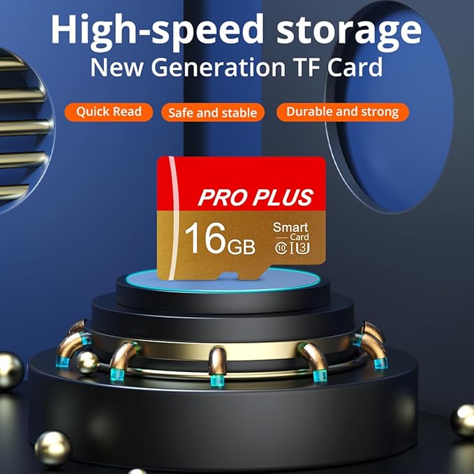 2 Pack Memory Card 16GB with Adapter, High Speed TF Card, UHS-I C10 A1 Memory - Image 4