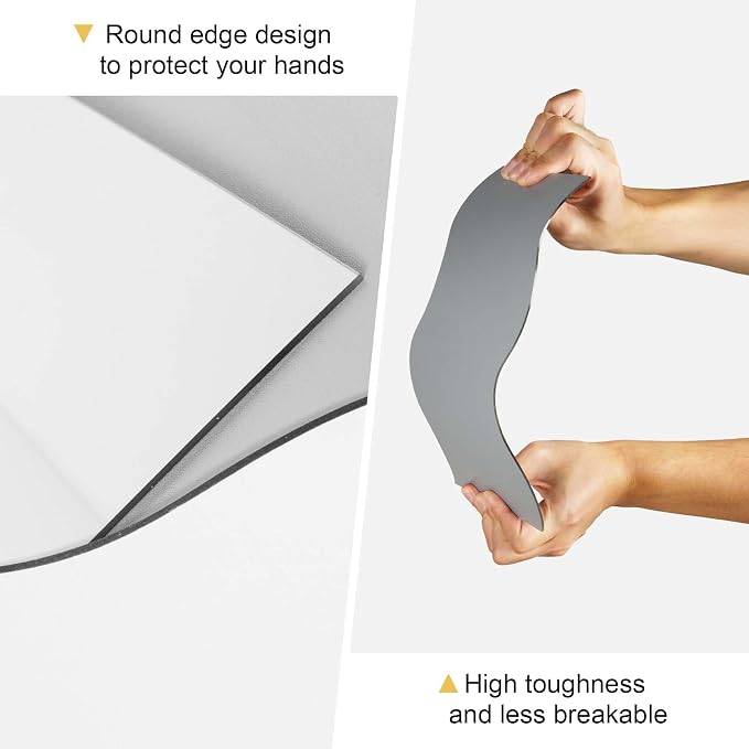 Meking 9PCS Product Photography Props Acrylic Mirror Glass Simulated Photoshoot - Image 5