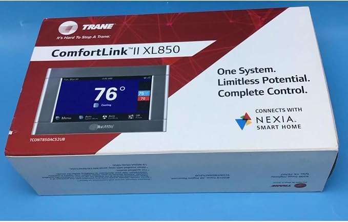 Trane ComfortLink II XL850 Wi-Fi/Ethernet Touchscreen Smart Programmable - Image 6