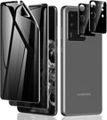 LYWHL 2+2 Pack for Samsung Galaxy S20 Ultra Privacy Screen Protector, Anti-Spy by LYWHL