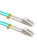 Multimode LC to LC Fiber Optic Patch Cable, OM3 Patch Cable 10G MM Duplex Fiber by VANDESAIL