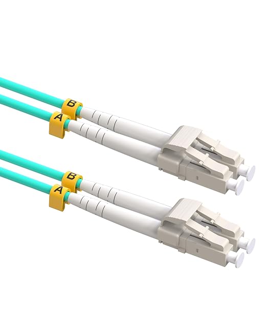 LC to LC Fiber Patch Cable, OM3 10G/40G Multimode Fiber Jumper Duplex Optical by VANDESAIL
