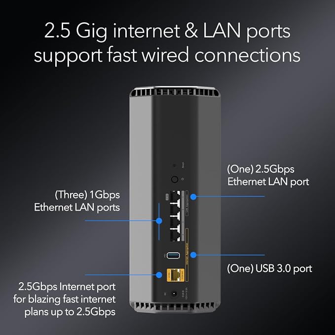 NETGEAR Nighthawk Tri-Band WiFi 7 Router – Security Features, BE12000 Wireless - Image 5