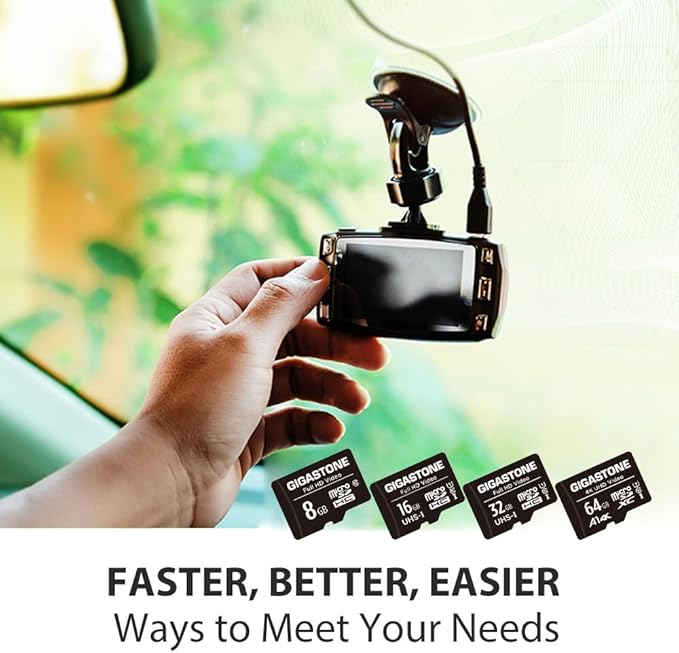 Gigastone 32GB Micro SD Card Full HD Video Surveillance Security Camera Action - Image 6
