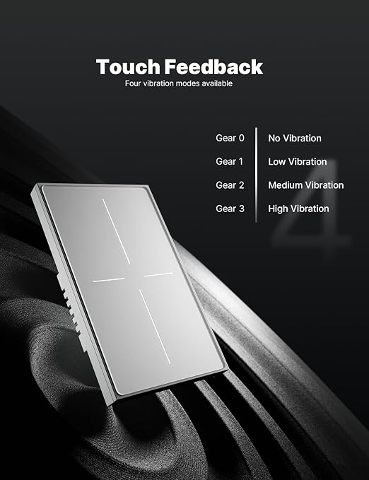 MOES Full Touch Smart Switch, ZigBee SF(Star Feather 2026 Version Wall Light - Image 3