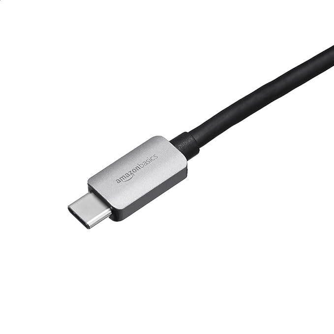 Amazon Basics Aluminum USB-C to RJ45 Gigabit Ethernet Adapter, Fast Network - Image 3