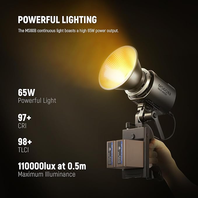 NEEWER MS60B 65W COB LED Video Light - Image 2