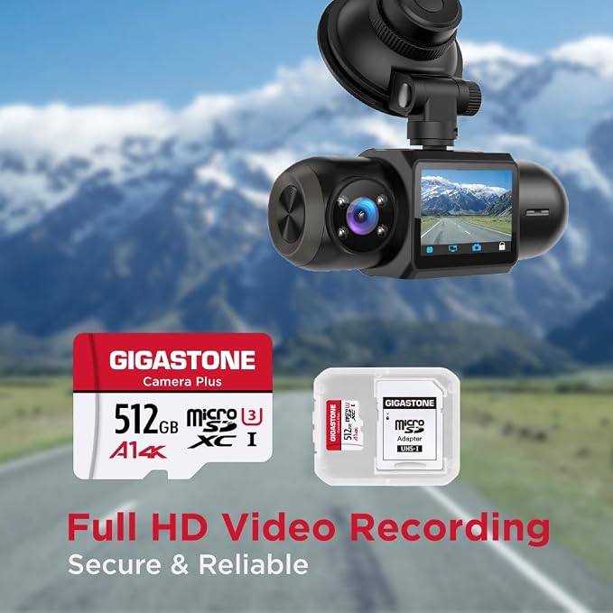 GIGASTONE 512GB Micro SD Card 2-Pack, Camera Plus, - Image 6