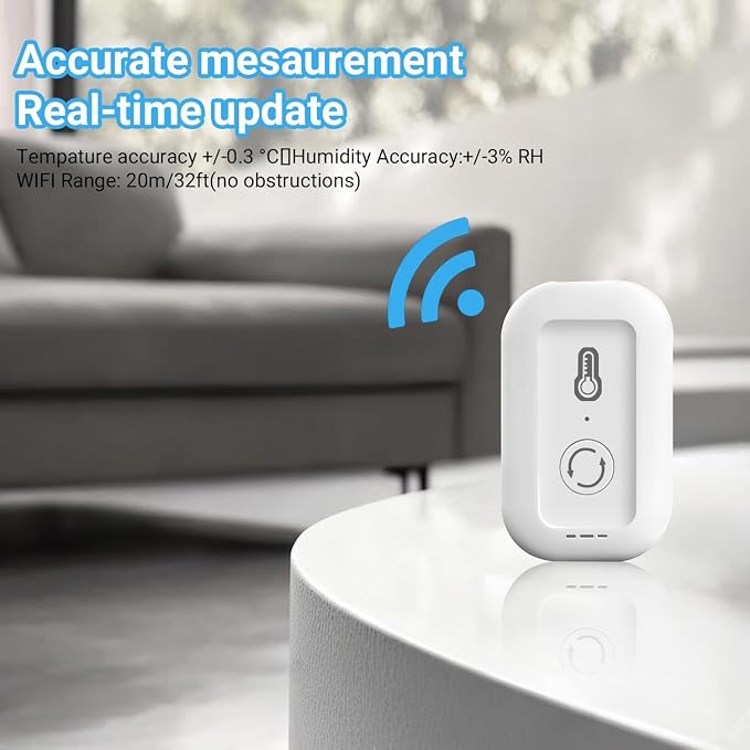 DAYBETTER Smart WiFi Thermometer Hygrometer, 2.4G Indoor Temperature Humidity - Image 4
