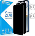 MAYtobe [2+2 Pack Designed for iPhone 12 Mini Privacy Screen Protector by MAYtobe