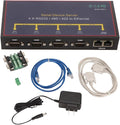 Zyyini 4-Port Serial Device Server Converter, RS232/RS485/RS422 to Ethernet by Zyyini