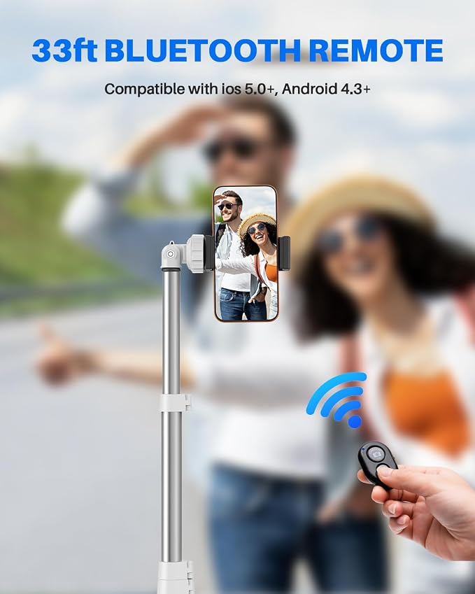67" Phone Tripod, MIIASI Extendable Tripod - Image 6
