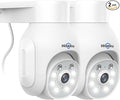 Hiseeu 3MP Wireless Outdoor Security Camera, 2.4G/5G WiFi, Color Night Vision by Hiseeu