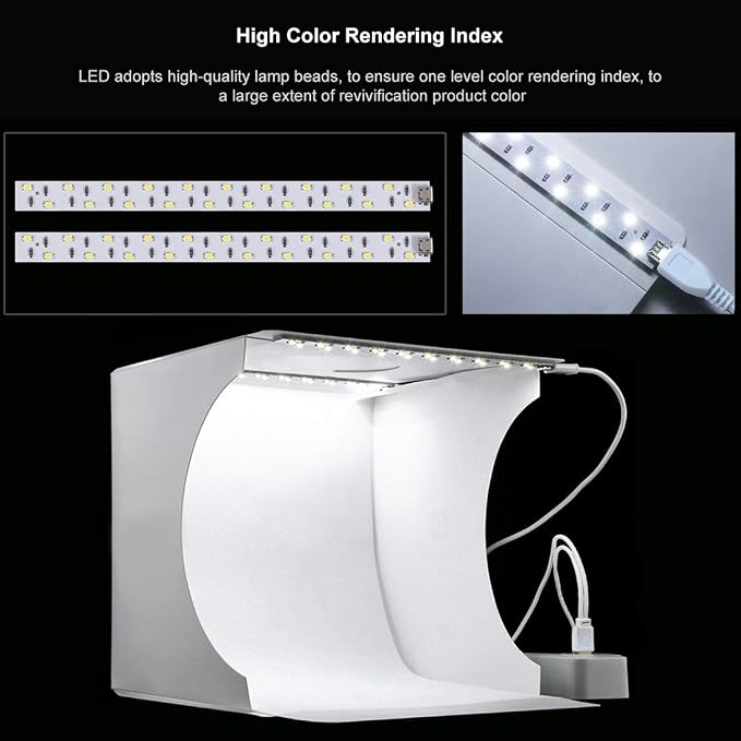 PULUZ Mini Photo Studio Light Box, Portable Folding Photo Shooting Tent - Image 2