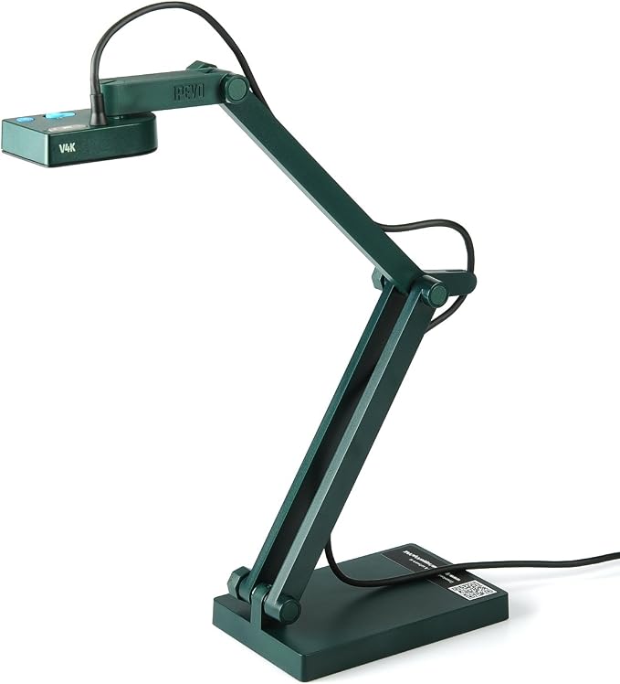 IPEVO V4K Ultra High Definition 8MP USB Document Camera — Mac OS, Chromebook by IPEVO