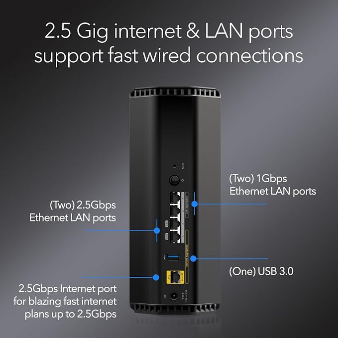 NETGEAR RS300-100NAR Nighthawk RS300 Tri-Band WiFi 7 Router, Wireless Speed Up - Image 5