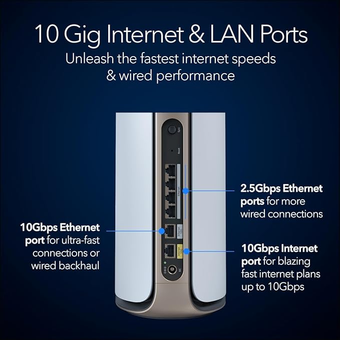 NETGEAR Orbi 970 Series Quad-Band WiFi 7 Mesh Network System - Image 6