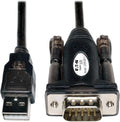 TRIPP LITE USB to Serial Adapter Cable, USB-A to DB9 RS232, Male-to-Male by TrippLite