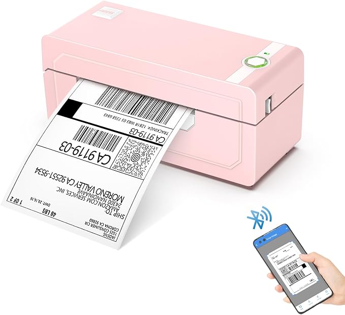 JADENS Bluetooth Thermal Shipping Label Printer – Wireless 4x6 Shipping Label by JADENS