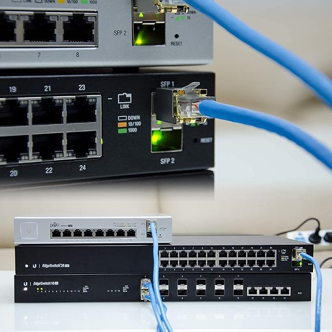 QSFPTEK 10GBase-T SFP+ to RJ45, 10G Copper Module, 10Gbe T Mini Gbic 10 Gigabit - Image 5