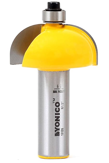 YONICO Cove Router Bits Edge Forming 1/2-Inch Radius 1/2-Inch Shank 13155 by Yonico