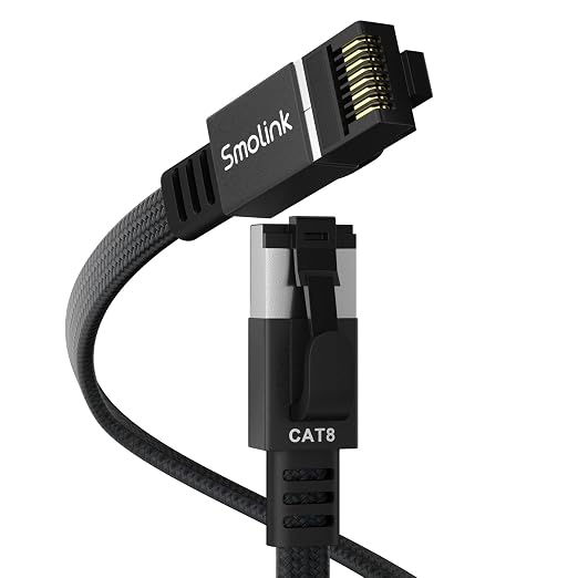 Smolink Cat 8 Ethernet Cable 25 ft by Smolink