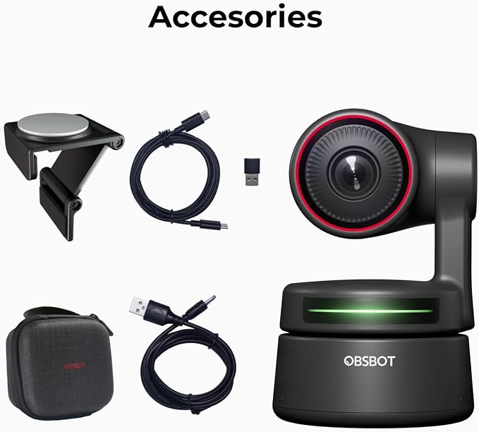 OBSBOT Tiny PTZ 4K Webcam, AI Powered Framing & Autofocus, 4K Video Conference - Image 8
