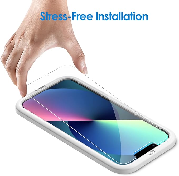 JETech Screen Protector for iPhone 13 6.1-Inch - Image 4