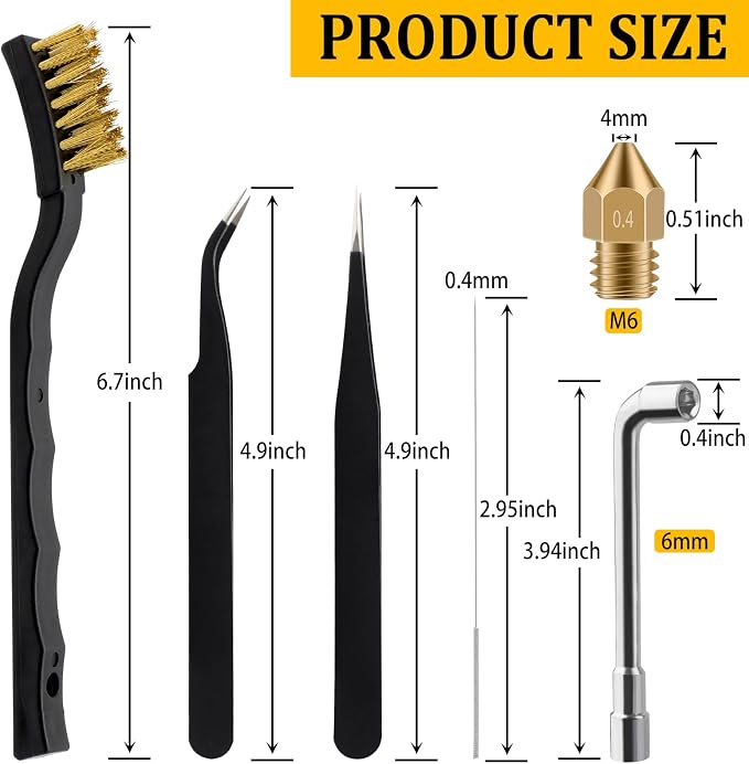 Ender 3 Nozzles 0.4MM, 3D Printer Toos - Image 2