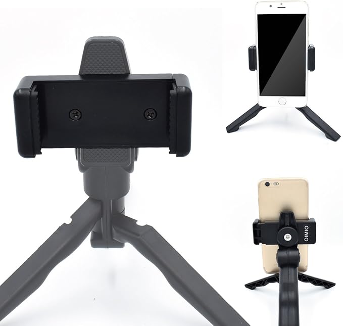 Universal Cell Phone Tripod Mount Adapter, OIMIO Phone Holder Clip Connector - Image 3