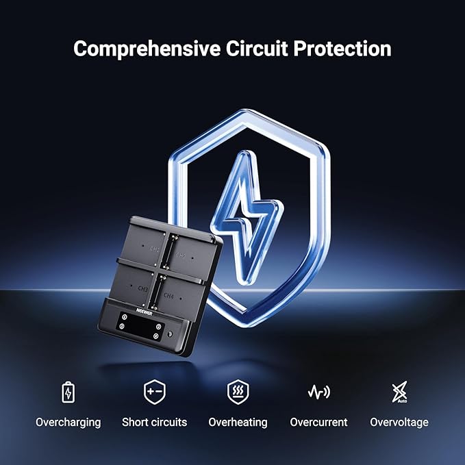 NEEWER NP-F970 4 Channel Charger - Image 6