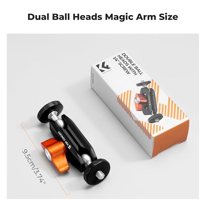 K&F CONCEPT Articulating Mini Magic Arm 360° Swivel Dual Ball Heads - Image 7