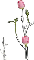 Flower Holder Brooch Pin for Women Flower Vase Brooch Back to School Teacher by RoeDolph