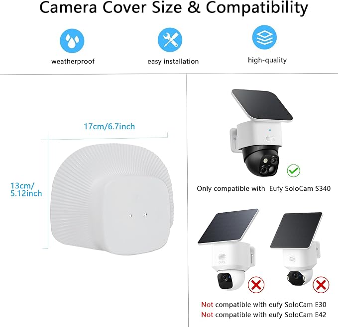 2Pack UV Rain Cover Compatible - Image 2