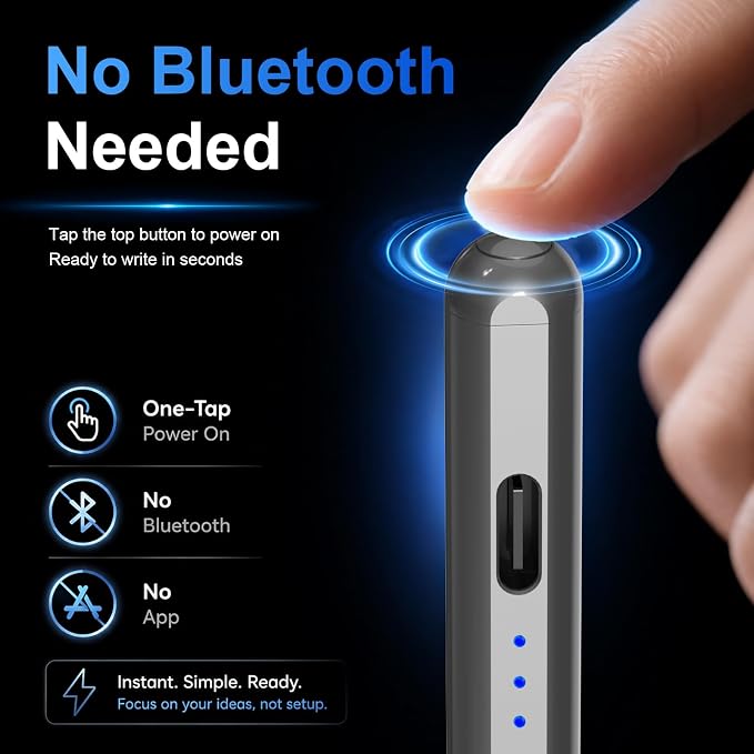 HATOKU Stylus Pen for iPad 2018-2026, 15 Mins Fast Charging Pencil 1st Gen - Image 6