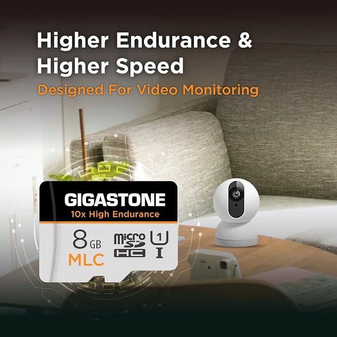 GIGASTONE Industrial 8GB MLC Micro SD Card 2-Pack, Full HD Video Recording - Image 6