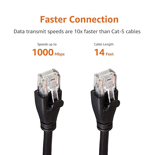 Amazon Basics RJ45 Cat-6 Ethernet Patch Internet Cable - Image 6