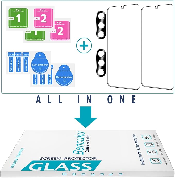 2 Pack Screen Protector for Samsung Galaxy S23 Tempered Glass - Image 7