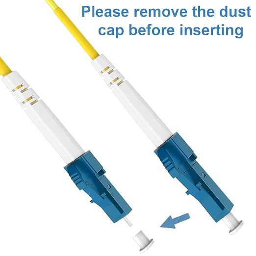 FLYPROFiber- 5m/16ft LC/UPC to SC/APC Fiber Optic Internet Cable, Single Mode - Image 5