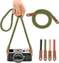 Camera Rope Strap 100cm Soft Cotton Camera Strap Vintage Neck Shoulder Belt by Eorefo