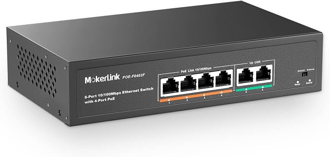 MokerLink 6 Port PoE Switch by MokerLink