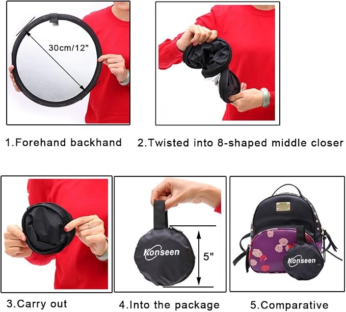 REFLEX CAMERA 7-in-1 31" Photography Reflector– - Image 6