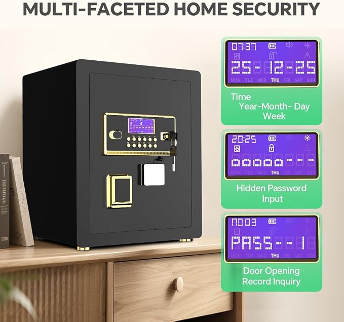 Security Safe with Digital Keypad & Alarm System - Image 2
