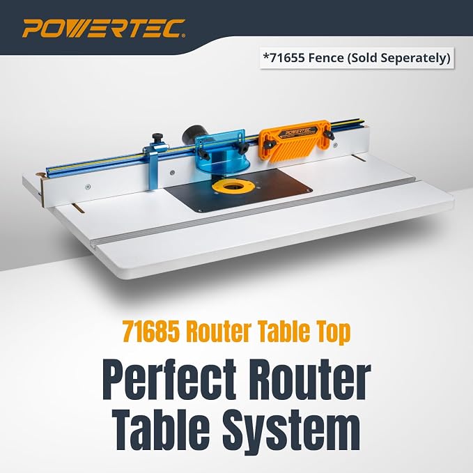 POWERTEC 24" x 32" Benchtop Router Table - Image 5