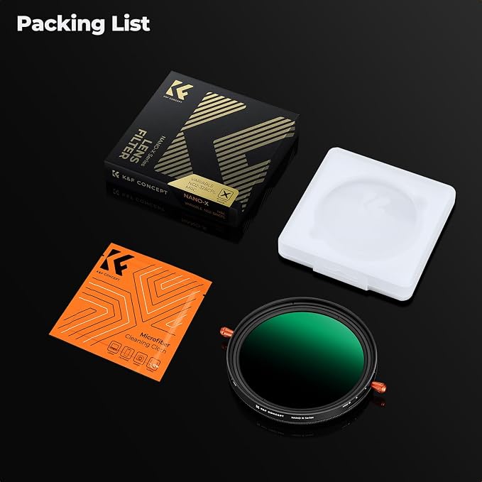K&F CONCEPT 95mm Variable Fader ND2-ND32 ND Filter and CPL Circular Polarizing - Image 7