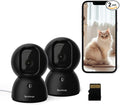 SensForge 2.5K Pan-Tilt Security Camera, 360° Dual-Band WiFi Camera by SensForge