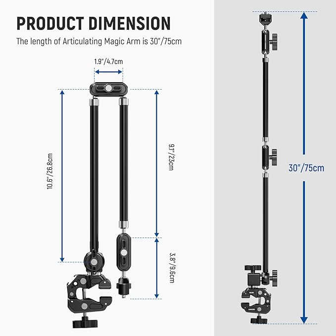 NEEWER 30" Articulating Magic Arm - Image 3