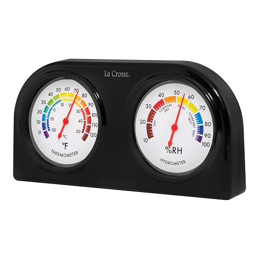 La Crosse 104-288 Analog Thermometer and Humidity Gauge - Image 2